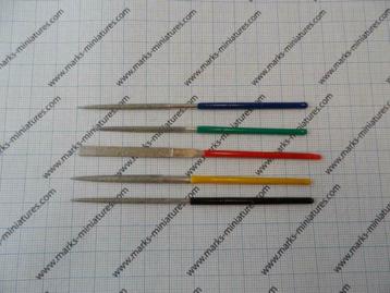 Naaldvijlen Set Mini 100mm Diamant - 5 stuks