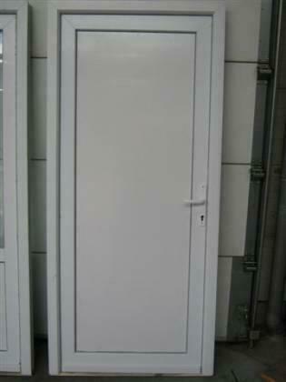 PVC achterdeur  98x215cm 3-punt haakslot in voorraad!!!., Doe-het-zelf en Bouw, Deuren en Vliegenramen, Nieuw, Glas, Kunststof