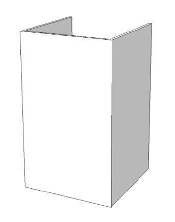 *TIP*  Smalle toonbank met open bovenkant lade en vakken C-, Zakelijke goederen, Kantoor en Winkelinrichting | Winkel en Inventaris