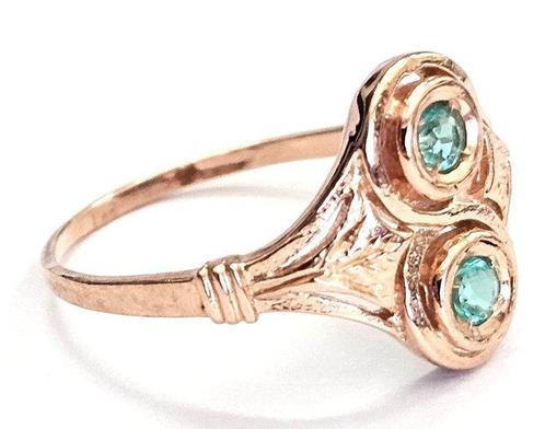 Sans Prix de Réserve - Bague - 9 carats Argent, Or rose -, Handtassen en Accessoires, Ringen