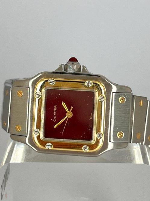 Cartier - Santos Galbee Spider Burgundy Dial - 0902 -, Handtassen en Accessoires, Horloges | Heren