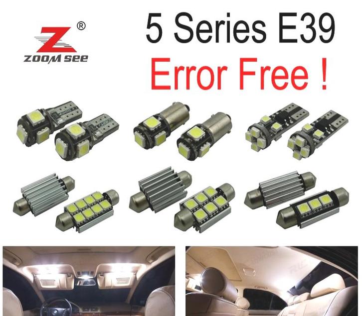 Kit 21 Ampoules Led Intérieur Pour Bmw E39 5 Séries 530D 525, Auto-onderdelen, Verlichting, Verzenden