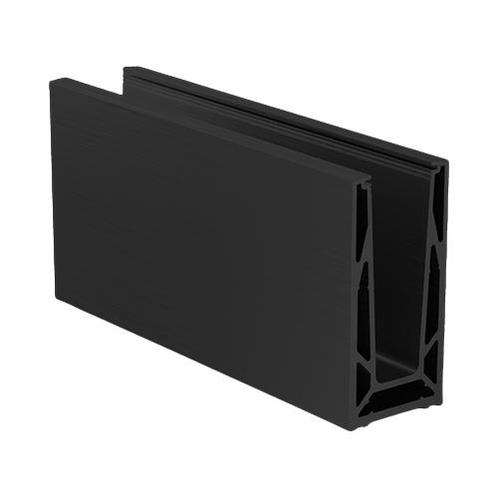 Glazen balustrade vloermontage 1.0kN-5000 mm-Zwart, Doe-het-zelf en Bouw, Glas en Ramen, Nieuw, Verzenden