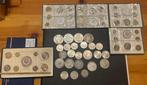 Wereld. Nice collection of coins incl. silver