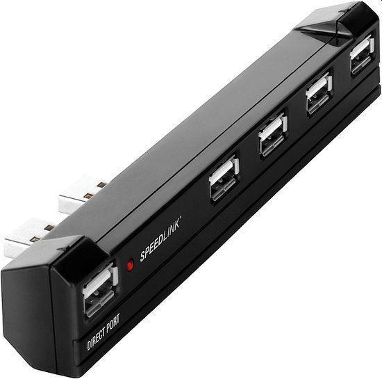 Speedlink 5-Port USB Hub-Standaard (PlayStation 3) Gebruikt, Games en Spelcomputers, Spelcomputers | Sony PlayStation 3, Ophalen of Verzenden
