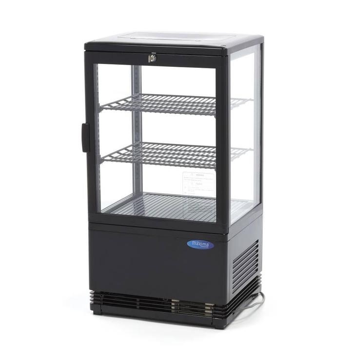 Mini Koelvitrine - 58 L - 43 cm, Zakelijke goederen, Horeca | Keukenapparatuur, Nieuw in verpakking, Koelen en Vriezen, Verzenden