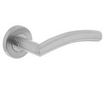 Intersteel deurkruk Lisa/hoek 90° op rozet 500 serie RVS, Doe-het-zelf en Bouw, Ophalen of Verzenden, Nieuw