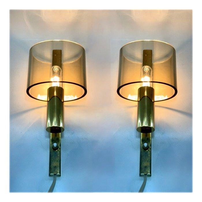 Hassel & Teudt - Wandlamp (2) - Rustik serie HT 101 -, Antiek en Kunst, Antiek | Meubels | Stoelen en Sofa's