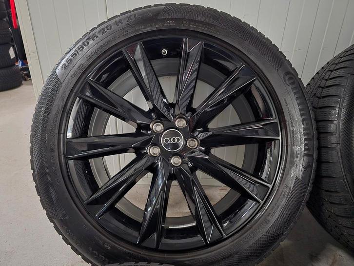 Audi E-Tron Q5 Q7 20 inch winterbanden sport velgen zwart, Auto-onderdelen, Banden en Velgen, 20 inch, Winterbanden, 255 mm, Personenwagen