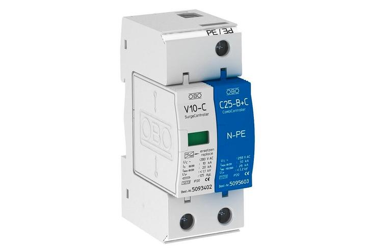 OBO V10 Overspanningsbeveiliging - 5093418, Doe-het-zelf en Bouw, Elektriciteit en Kabels, Verzenden