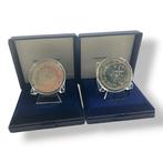 Portugal. Lote de 2 moedas comemorativas de prata: 1000