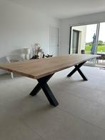 Table chêne bois massif - Dimensions sur mesure, Maison & Meubles, Tables | Tables à manger, 100 à 150 cm, Chêne, Rectangulaire