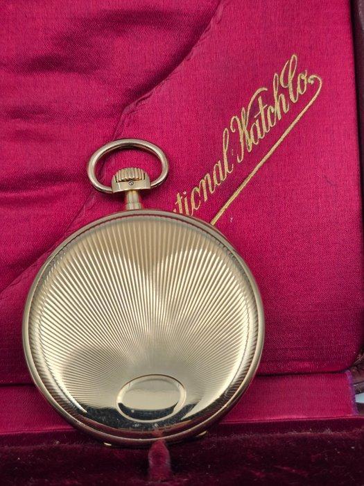 IWC - Schaffhausen Pocket watch solid gold 14K - 648213 -, Handtassen en Accessoires, Horloges | Heren