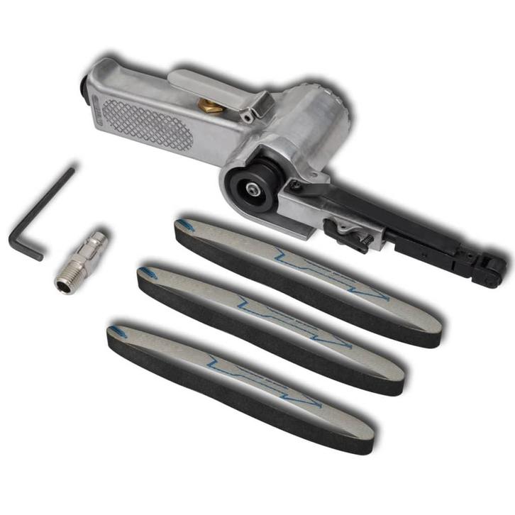 vidaXL Luchtdruk/pneumatische schuurmachine met 3 banden, Doe-het-zelf en Bouw, Gereedschap | Schuurmachines, Nieuw, Verzenden