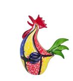 Figurine - Colorful Rooster - 26 cm - Verre