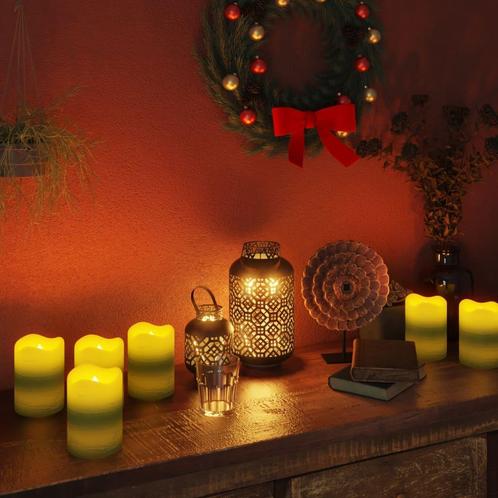 vidaXL LED-kaarsen vlamloos met afstandsbediening 24 st, Huis en Inrichting, Woonaccessoires | Kandelaars en Kaarsen, Nieuw, Verzenden