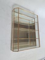 Vitrine - Verre, Laiton doré - Vitrine / armoire murale