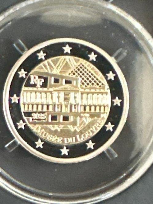 Frankrijk. 2 Euro 2025 Musée du Louvre Proof  (Zonder, Postzegels en Munten, Munten | Europa | Euromunten