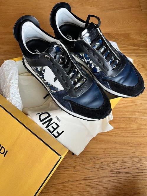 Fendi - sneakers in pelle - Sneakers - Taille : EU 42, Kleding | Heren, Schoenen