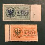 laibach 1944 - Express zegels met dubbele adelaar opdruk -, Gestempeld