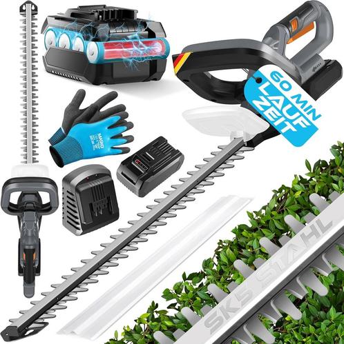 MASKO® Accuheggenschaar professionele heggen & struikschaar, Doe-het-zelf en Bouw, Gereedschap | Overige machines, Verzenden