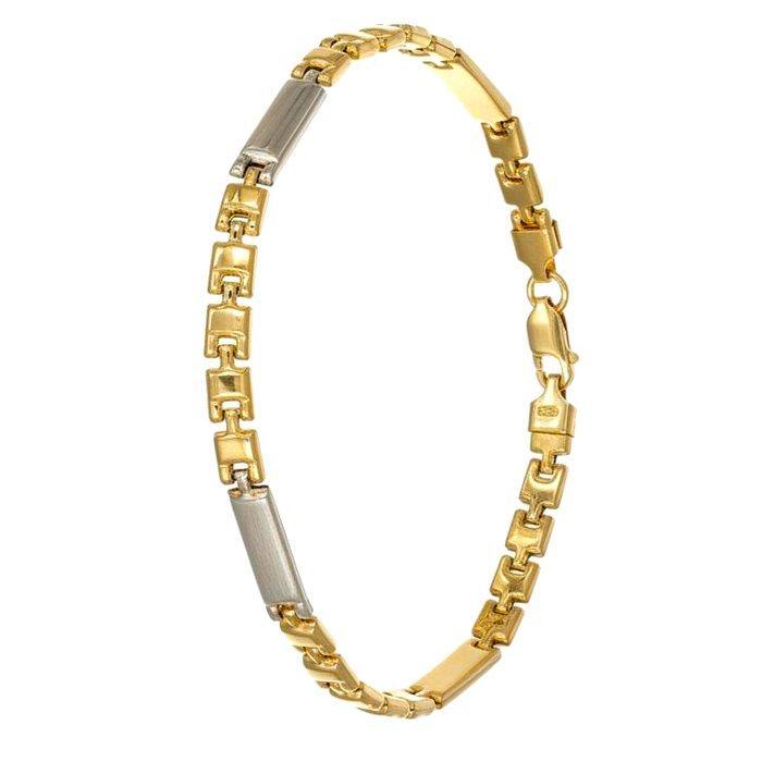 Armband - 18 karaat Geel goud, Witgoud, Bijoux, Sacs & Beauté, Bracelets