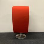 akoestische belstoel met glazen zijwanden, oranje - chroom, Huis en Inrichting, Gebruikt, Eén