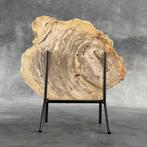Schitterende plak petrified hout op een op maat gemaakte