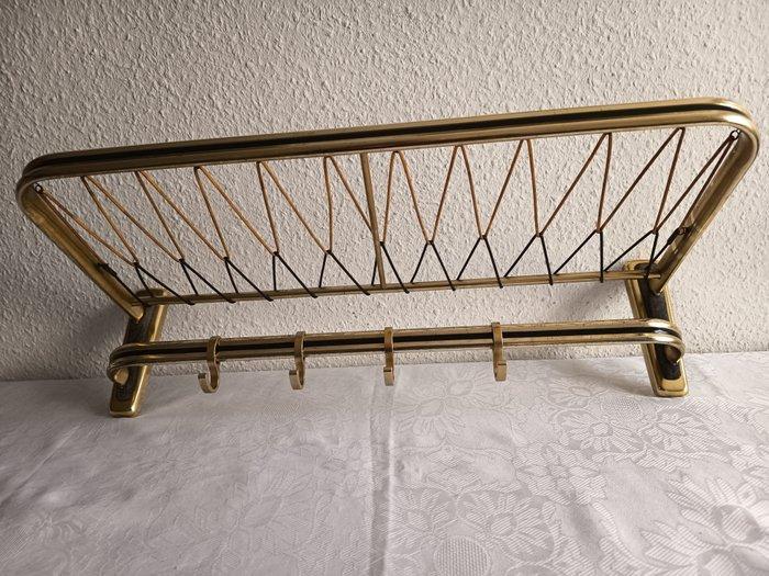 Kapstok - Aluminium - Vintage wandgarderobe – jaren, Antiek en Kunst, Kunst | Designobjecten