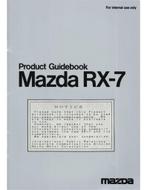 1992 MAZDA RX-7 PRODUCT GUIDEBOOK BROCHURE ENGELS, Nieuw