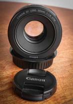 Canon EF 50 mm  1: 1,8  STM  avec 2 bouchons Analoge camera, Audio, Tv en Foto, Nieuw