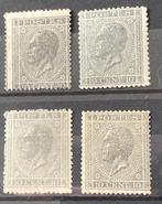 België 1865/1867 - Leopold I in links profiel : 10c Grijs -, Timbres & Monnaies, Timbres | Europe | Belgique