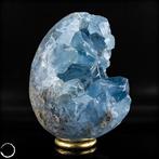 Natuurlijke Celestiet-ei-druse - Meesterwerk van de natuur-