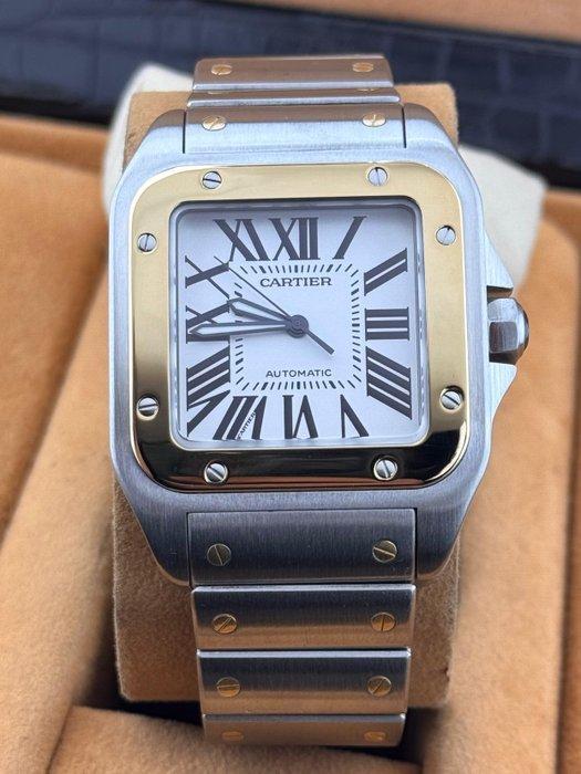Cartier - Santos 100 - 2656 - Heren - 2004, Handtassen en Accessoires, Horloges | Heren
