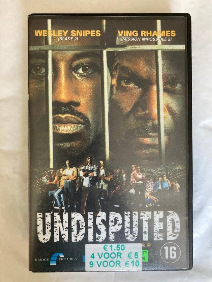 UNDISPUTED (EX RENTAL) (VHS), Cd's en Dvd's, VHS | Film, Gebruikt