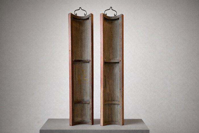 Groot paar antieke Chinese deurkalligrafiekoppelteksten –, Antiek en Kunst, Antiek | Overige Antiek