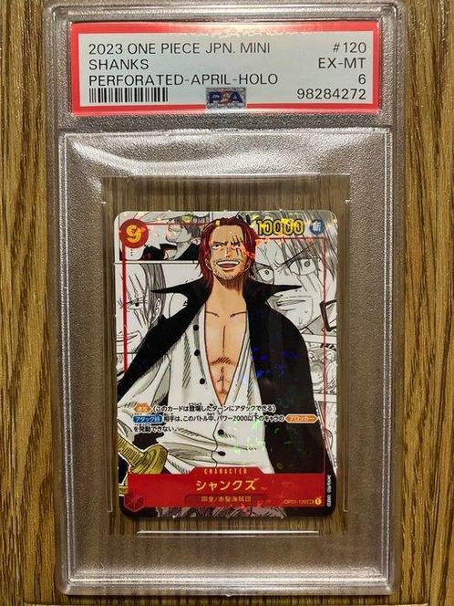 Bandai - 1 Graded card - Shanks Holo - One Piece Japanese -, Hobby & Loisirs créatifs, Jeux de cartes à collectionner | Autre