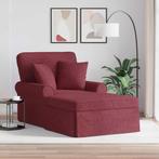 vidaXL Chaise Lounge met Rok met kussen met kussen 3 pcs, Huis en Inrichting, Verzenden, Nieuw