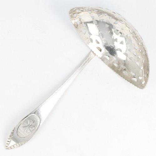 Jan van Eck Sr. (1816) - NO RESERVE - Empire strooilepel -, Antiek en Kunst, Antiek | Zilver en Goud