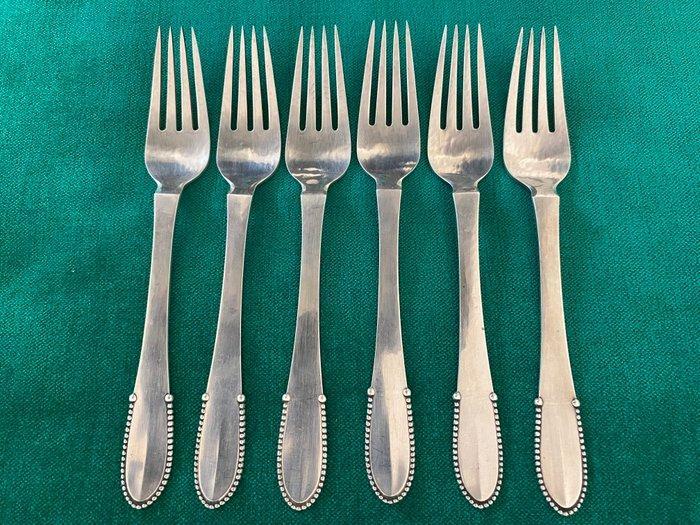Georg Jensen - Georg Jensen - Vork (6) - .830 zilver -, Antiek en Kunst, Antiek | Zilver en Goud