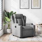 vidaXL Fauteuil inclinable Gris foncé Tissu, Maison & Meubles, Verzenden, Neuf