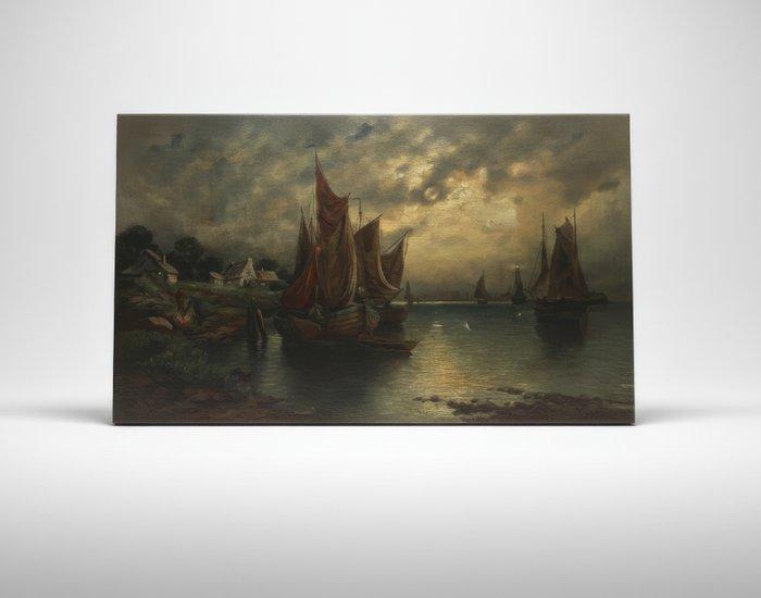 Adolf Rheinert (1879-1958) - Paesaggio marino, Antiek en Kunst, Kunst | Schilderijen | Klassiek