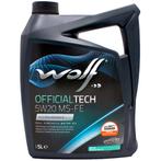 Wolf Officialtech 5W20 MS-FE Motorolie 5 Liter, Ophalen of Verzenden
