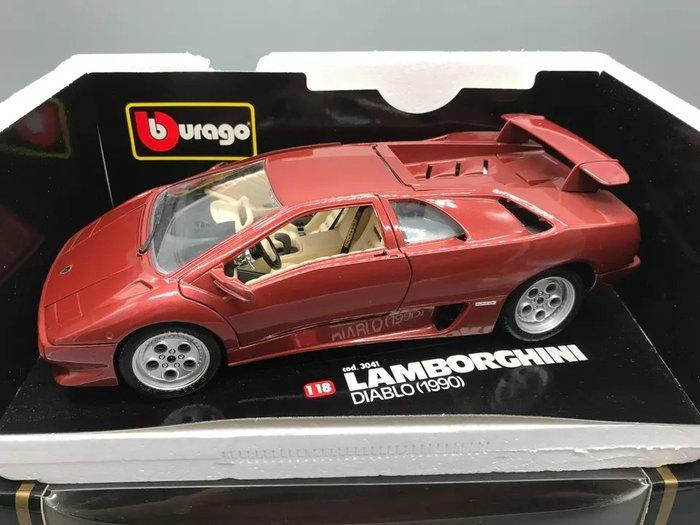Bburago 1:18 - Voiture miniature - Lamborghini Diablo (1990), Hobby en Vrije tijd, Modelauto's | 1:5 tot 1:12