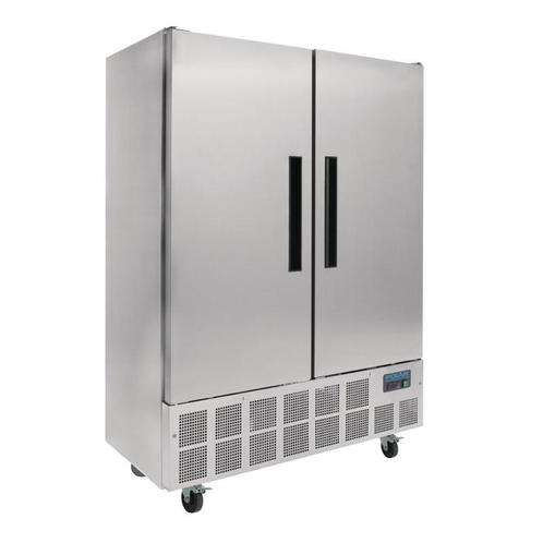 Polar 2-deurs slimline RVS koeling 960ltr, Articles professionnels, Horeca | Équipement de cuisine