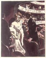 Een avond in het theater (lijst optie, Kunst) (lijst optie), Antiek en Kunst, Verzenden