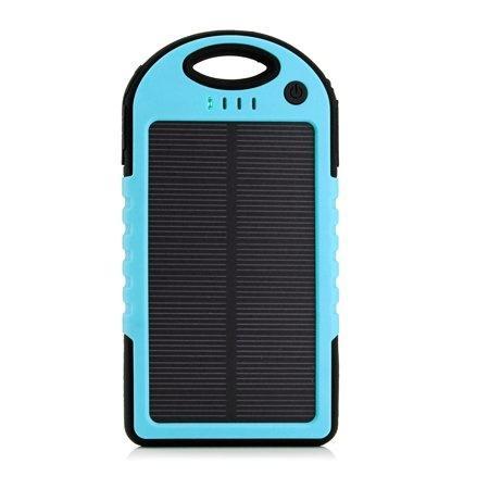 Externe 5000mAh Solar Charger Powerbank Zonnepaneel Noodaccu, Telecommunicatie, Powerbanks, Nieuw, Verzenden