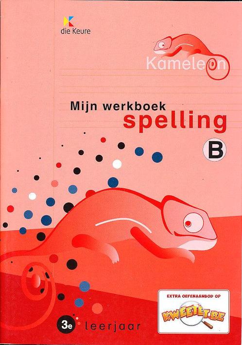 Kameleon Werkboek Spelling B 3e leerjaar, Livres, Livres scolaires, Envoi