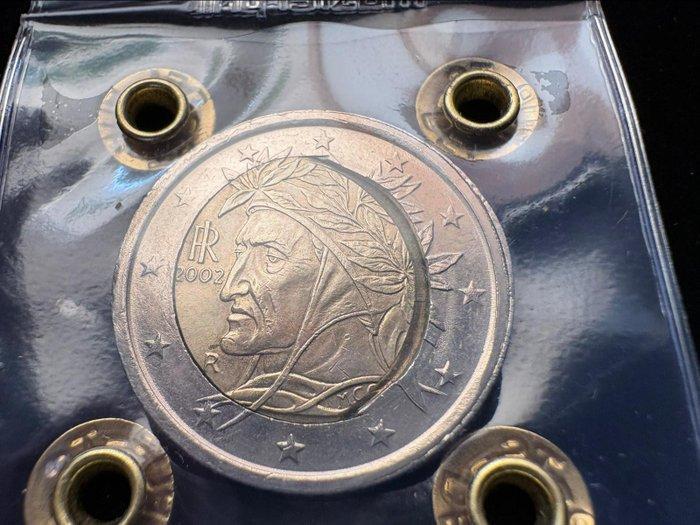 Italië. 2 Euro 2002 (Accavallamento del Dontello Interno), Timbres & Monnaies, Monnaies | Europe | Monnaies euro