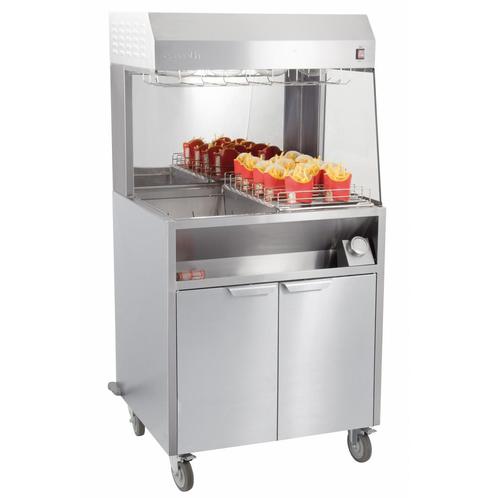 Frietwarmhoud-/Zoutstation | RVS | Interne Lekbak | 1.2kW, Zakelijke goederen, Horeca | Keukenapparatuur, Nieuw in verpakking